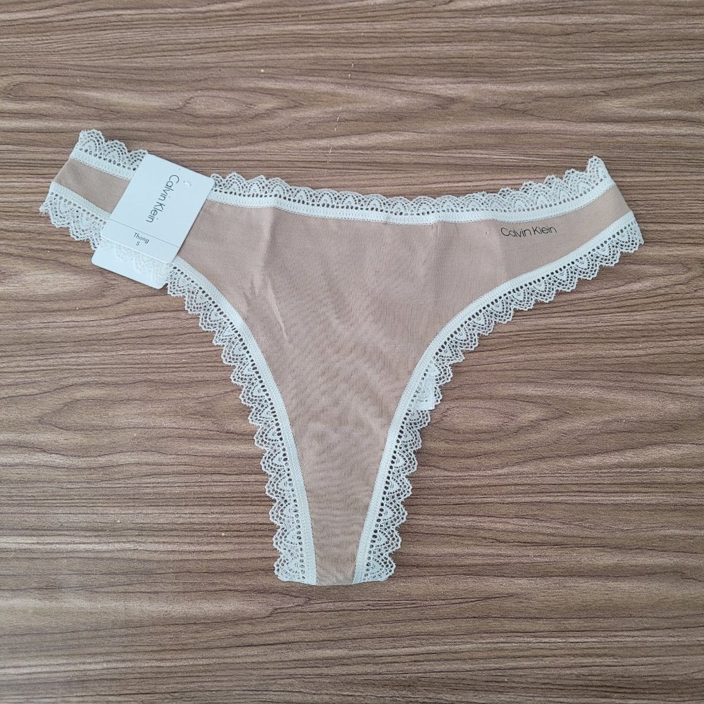 Calvin Klein Lace Thong Sexy Thong Cotton Panties CK Underwear